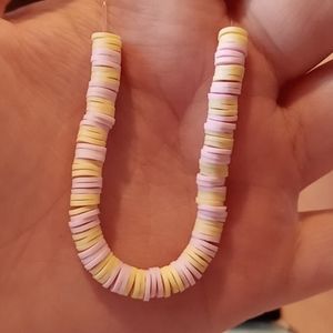 Clay bead bracelet